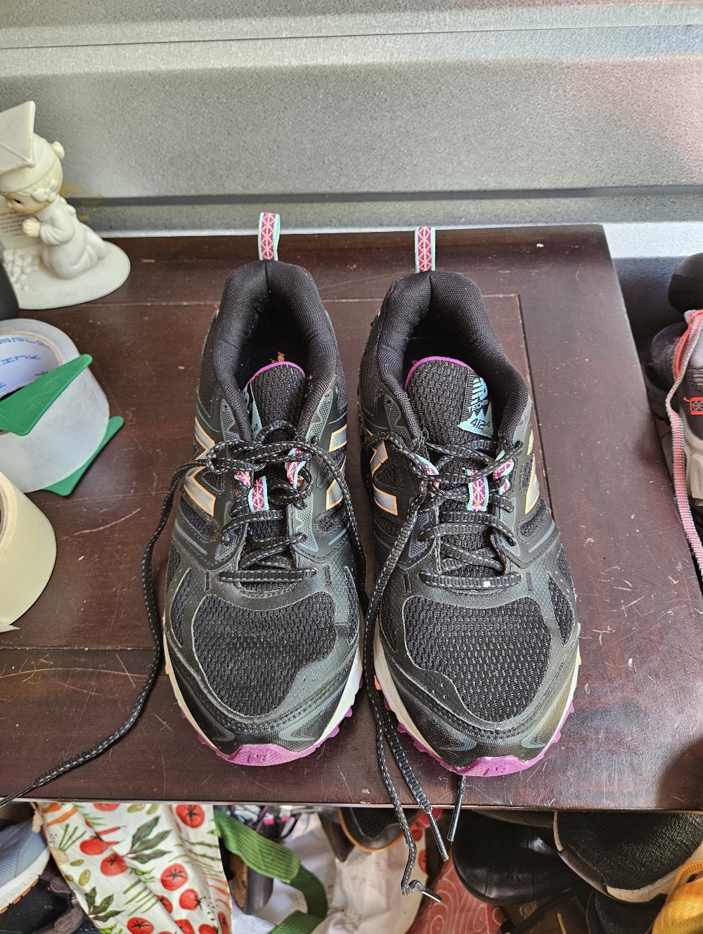 New Balance Shoes Womens 8D Techride 412 V3 Trail Running Sneaker Black WTE412K3